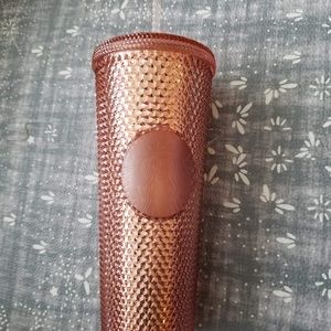 SOLD^^ Starbucks rose gold studded venti tumbler